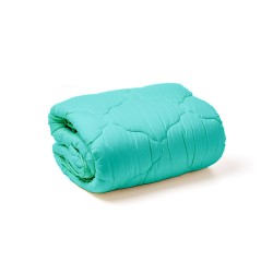 Капитонирана микрофибърна завивка със силиконова вата 150гр./кв.м. - Turquoise