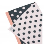 Луксозно одеяло за бебе - 100% Органичен Памук - Stars White Pink