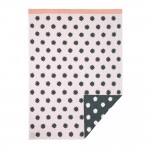Луксозно одеяло за бебе - 100% Органичен Памук - Stars White Pink