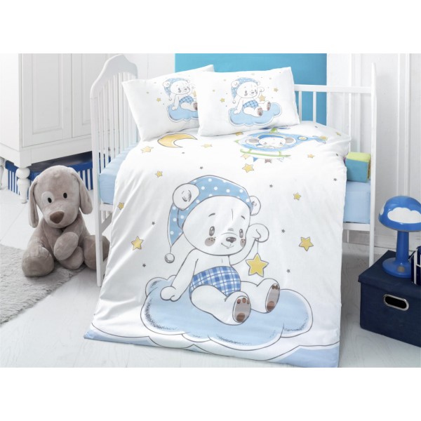 Дизайнерски спален комплект за бебе - Teddy With Stars Дизайнерски спален комплект за бебе - Teddy With Stars