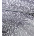 Изтънчен двоен комплект спално бельо от 100% Мако Сатен Gray Pearl