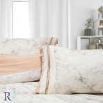 Бутиков комплект спално бельо от 100% Фин Памук Marble Gold