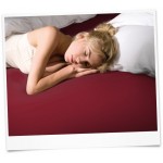 Чаршаф с ластик делукс Glamour 90/200 Bordeaux