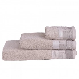 Памучна кърпа за баня 500гр.кв.м. в бежово Stylish Design 50/80  