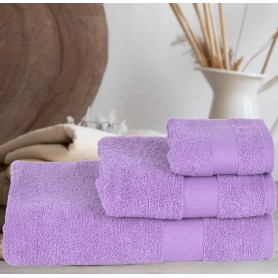 Памучна кърпа за баня 450гр.кв.м. в лилаво Soft and Comfy 70/140