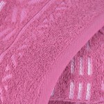 Абсорбираща памучна кърпа за баня 70/140 Raspberry