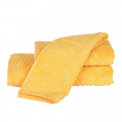 Пухкава мека памучна кърпа 70/140 Golden Mist
