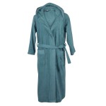 Хавлиен халат с качулка 450гр./кв.м. - 100% Памук - Turquoise