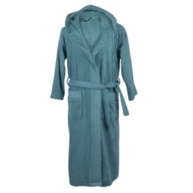 Хавлиен халат с качулка 450гр./кв.м. - 100% Памук - Turquoise