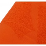 Кърпа за плаж с щампа лодка от памук 100/170 Orange