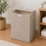 Кош за пране с капак 41x30x55 см – модерен дизайн