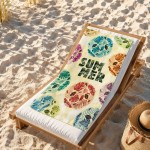 Плажна кърпа Summer с тропически десен