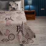 Капитонирано шалте от микрофибър Paris