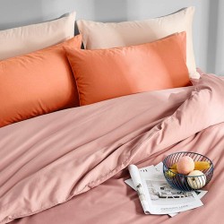 ПРОМО сет от 2бр. калъфки 50/70 от ранфорс - Orange
