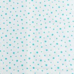 Универсален спален комплект - 100% Памук Ранфорс - Stars White and Aqua