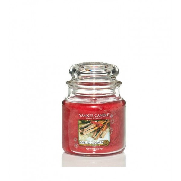 Ароматна свещ Sparkling cinnamon средна