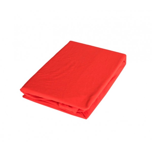 Комфортен чаршаф с ластик - 100% Памук&Еластан - Red