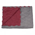 Универсално шалте с две лица Bordeaux&Gray