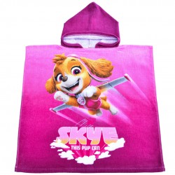 Детско пончо за басейн и СПА от 100% Памук Paw Patrol Skye