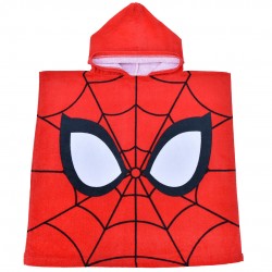 Детско пончо за басейн и СПА от 100% Памук Spiderman Eyes