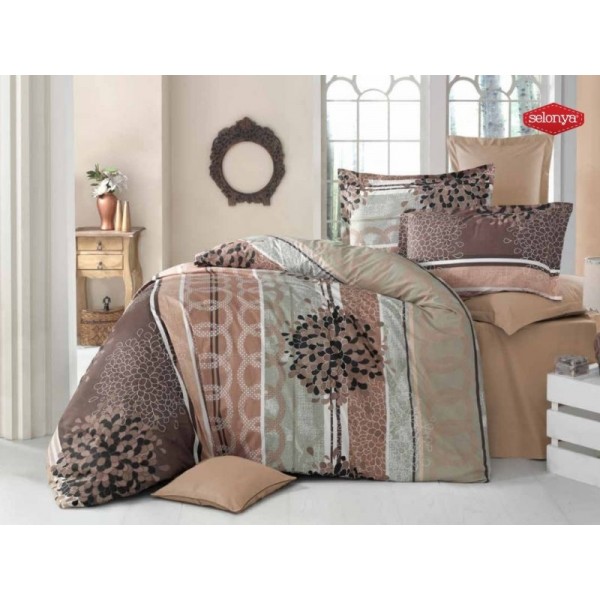 Винтиж спално бельо Brown Style