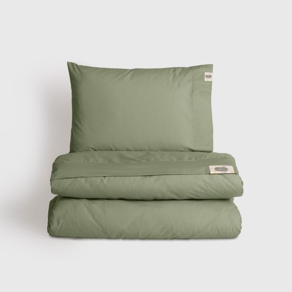 Двоен комплект чаршаф с две калъфки Simple Choice/Green
