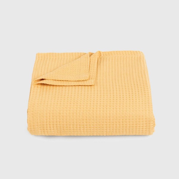Памучно шалте на вафлички Fiesta 220/230 Mustard
