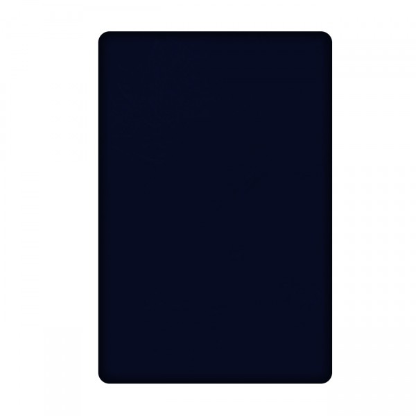 Луксозен чаршаф от сатениран памук - Dark Blue