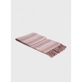 Одеяло с ресни Dilios 130/160 Red&Ecru