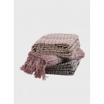 Покривало за легло с ресни Dilios 220/230 Brown&Ecru