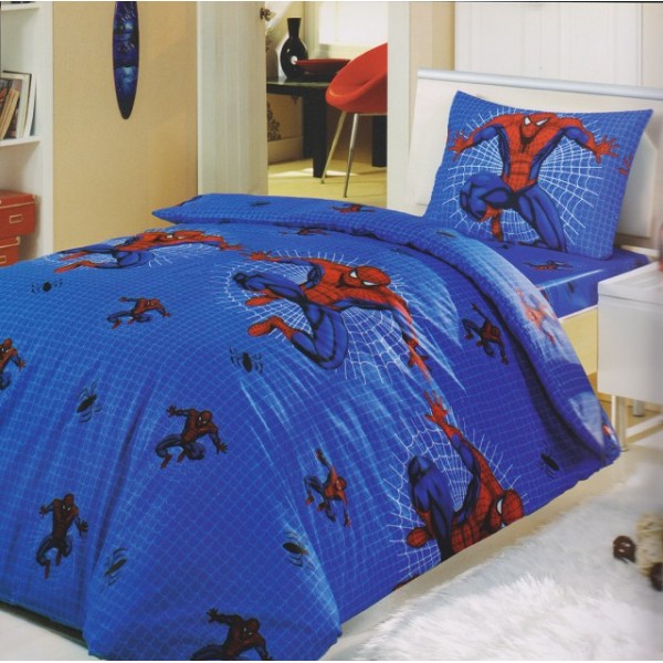 Първокачествено детско спално бельо - 100% Памук - The Incredible Spiderman