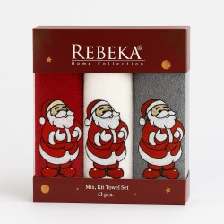 Комплект от три броя кърпи 30/50 Santa Claus