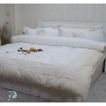 Сатенен спален комплект с дантела Shampagne Luxury