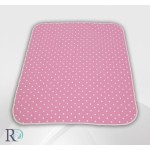 Памучно одеяло за бебе Pink Dots