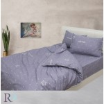 Сатениран детски комплект спално бельо Star Sky