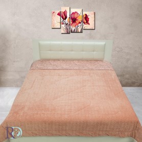 Покривало за легло тип шерпа 200/220 Peach Pink