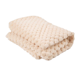 Супер меко плюшено одеяло Puffy 200/200 Cream