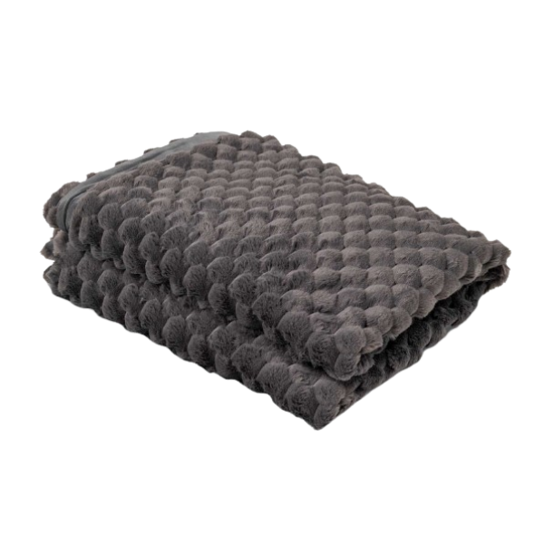 Супер меко плюшено одеяло Puffy 200/200 Grey