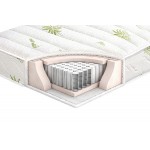 Двулицев мултипокет матрак Aloe Spring с полиуретанова пяна