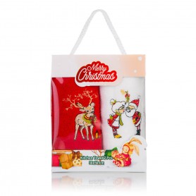 Комплект от 2 броя кърпи с бродерия Памук - Gifts