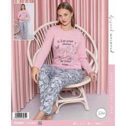 Демисезонна дамска пижама Floral М