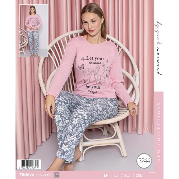Демисезонна дамска пижама Floral L Демисезонна дамска пижама Floral L