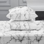 Сатениран единичен комплект спално бельо Marble