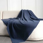 ПРОМО комплект от поларени одеяла за дома и пътувания 150/200 Izzy Navy Blue 