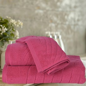 Супер абсорбираща хавлиена кърпа 600 гр./кв.м. Elinor 70/140 Pink