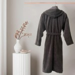Халат от 100% Египетски Памук Премиум 500 гр/м² Verde XXL Gray Халат от 100% Египетски Памук Премиум 500 гр/м² Verde XXL Gray