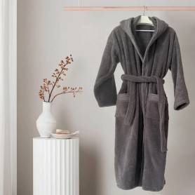 Халат от 100% Египетски Памук Премиум 500 гр/м² Verde XXL Gray